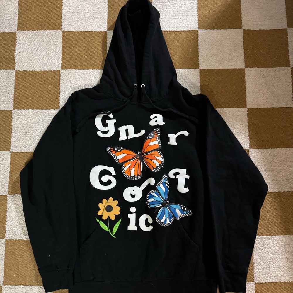 Black Gnarcotic Butterfly Hoodie